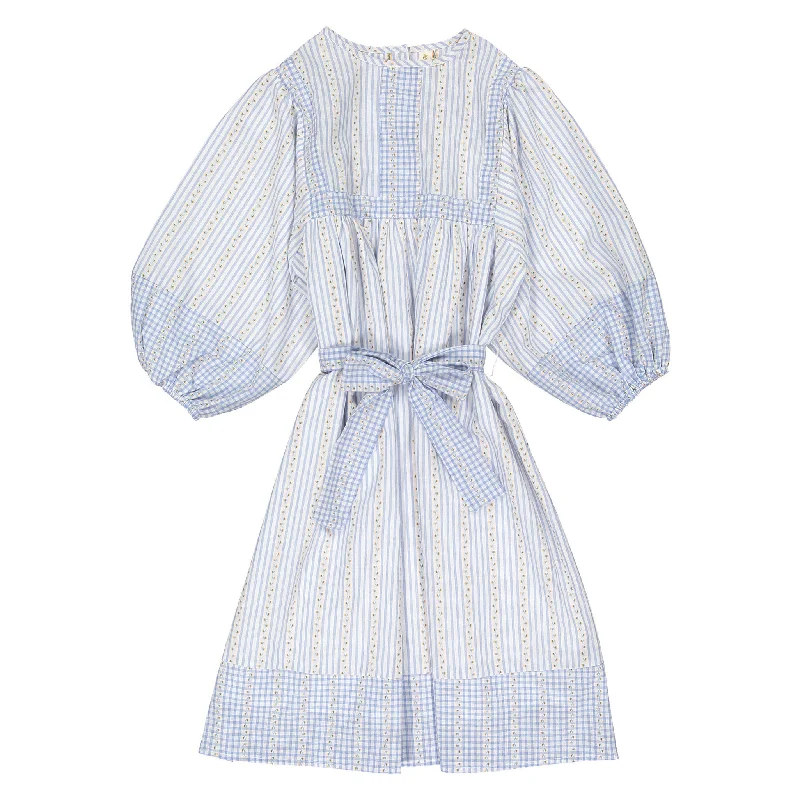 Ava and Lu Blue Praire Dress