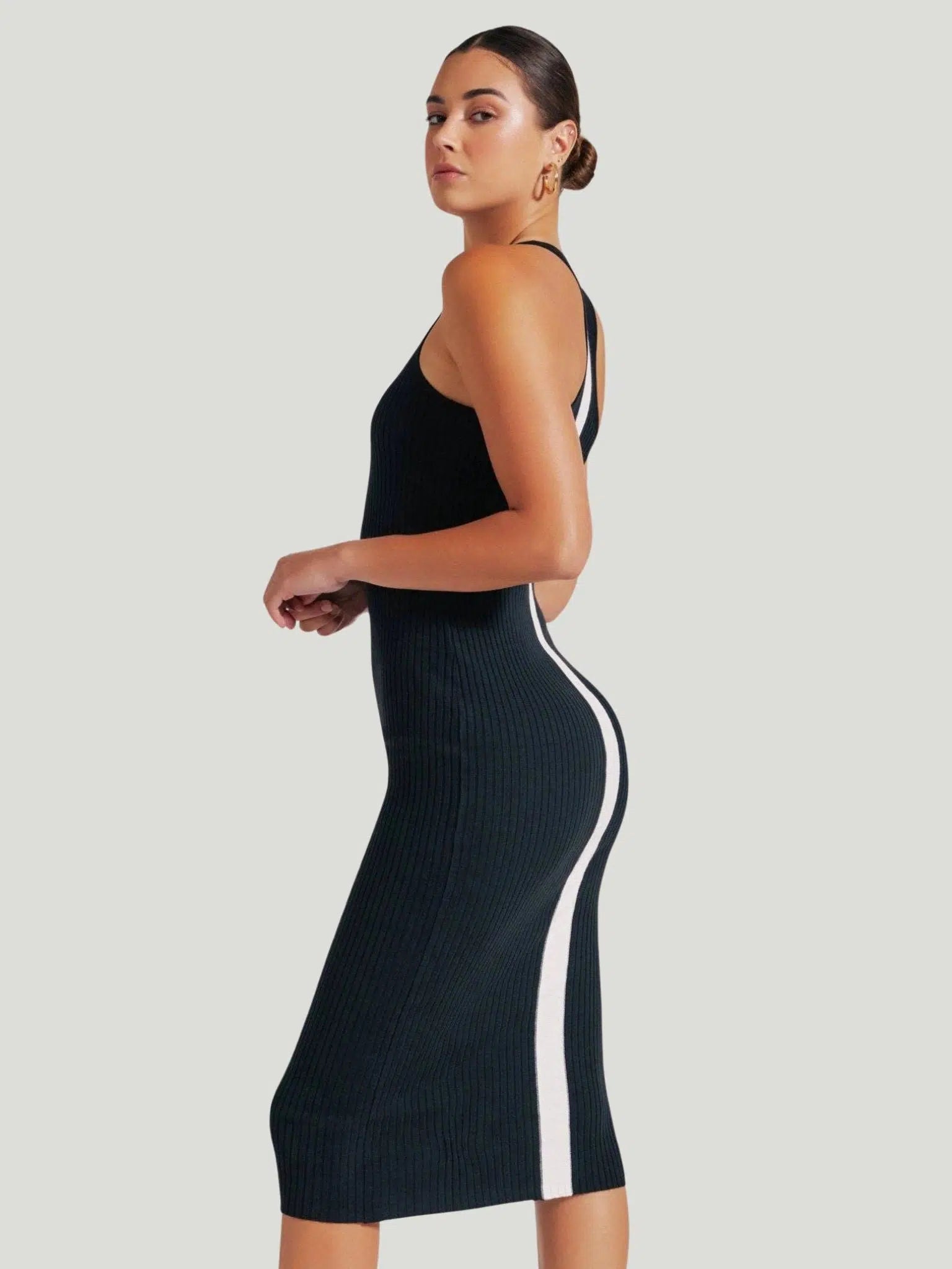 Blanc Noir Color Block Dress