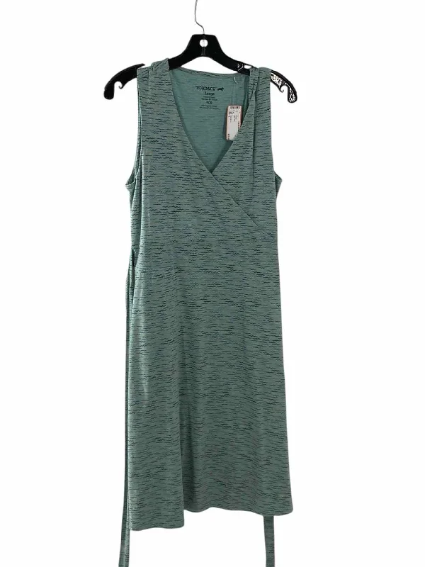 Toad & Co. Size L Mint Print Dress