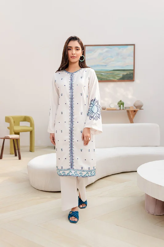 Embroidered 2PC Dress - OB02