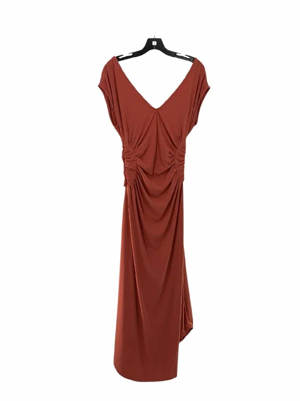 Fp beach Size M Peach Ruched Dress