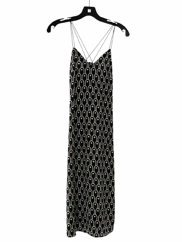 Armani Exchange Size 0 Navy White Print Dress