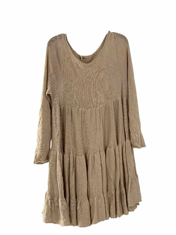 Free People Size XL Tan Dress