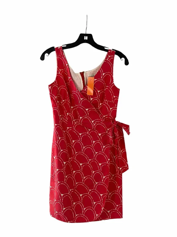 boden Size 4P Pink White Print Dress