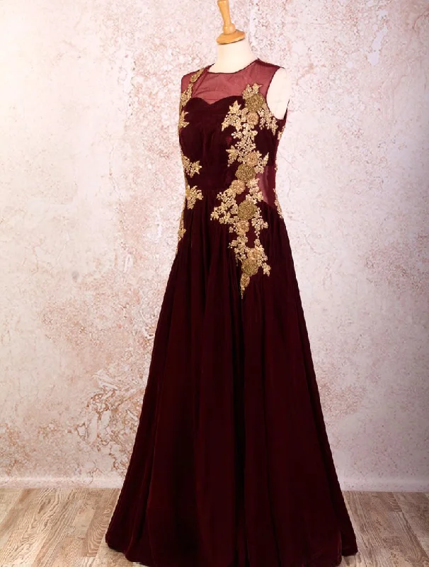 K8/1015 Velvet/Net Dress