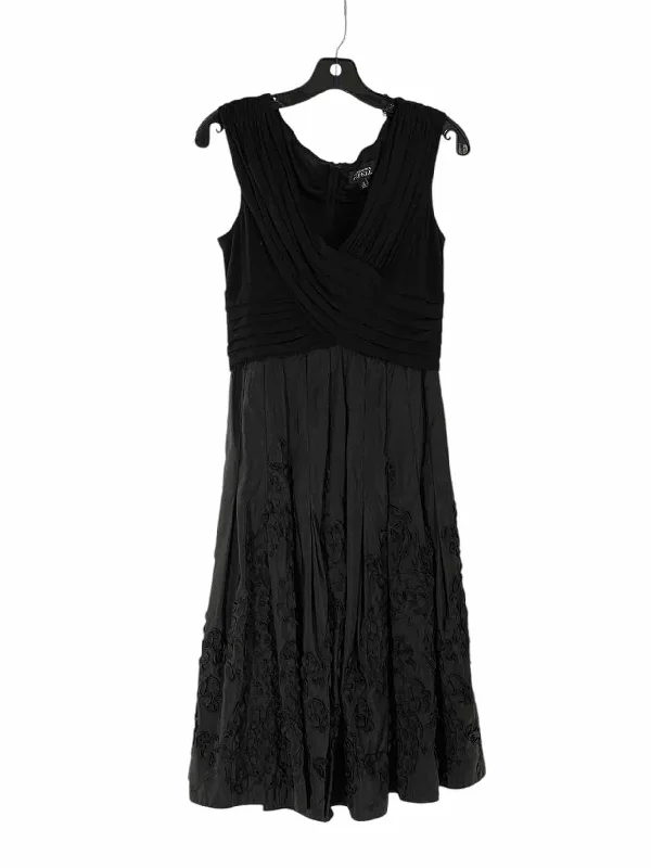Adriana Papell Size 10 Black Dress