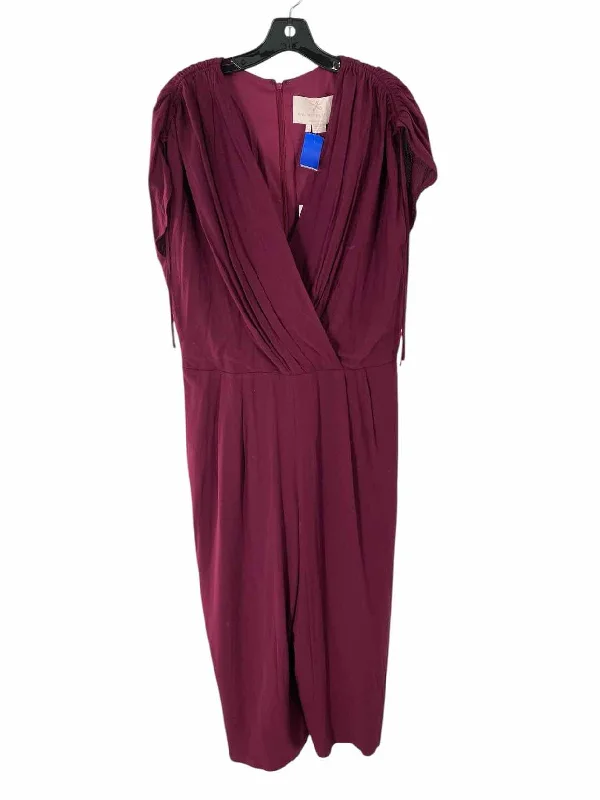 Gal Meets Glam Size 16 Wine Dress