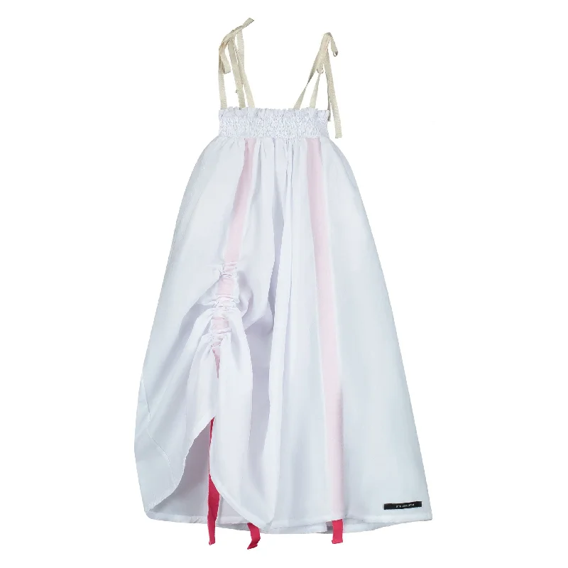 Little Creative Factory White Comical Strap Dress