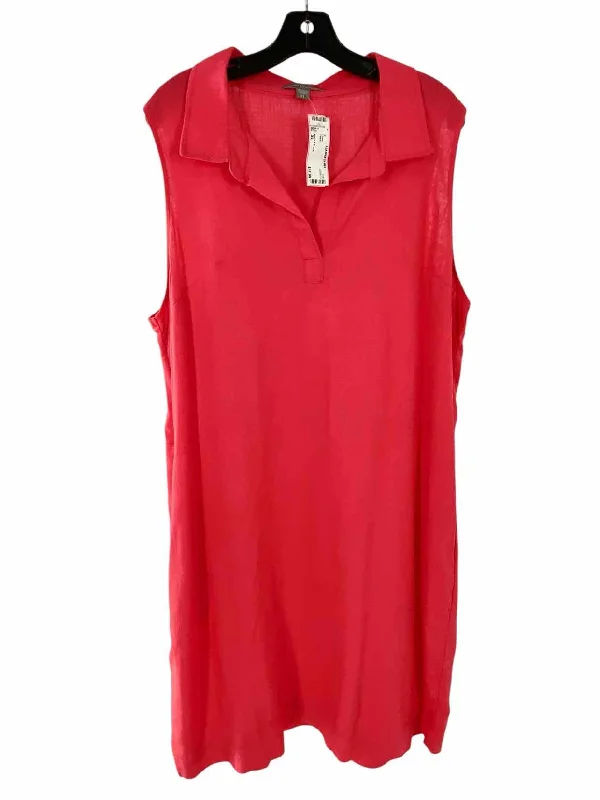 Peace & Pearls Size XL Peach Dress