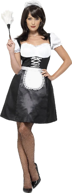 Ladies Sexy Uniform Occupation French Maid Fancy Dress Costume