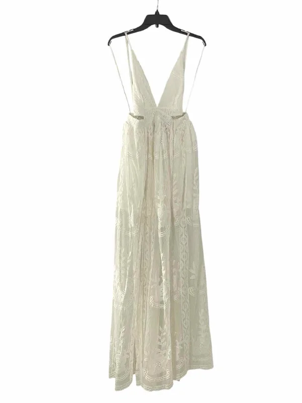 Dress Day Size L White Lace Dress