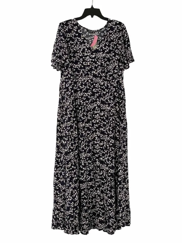 Bloomchic Size 12 Black White Floral Dress