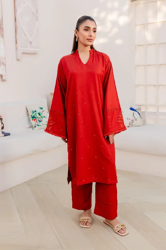 Embroidered 2PC Dress - RS17