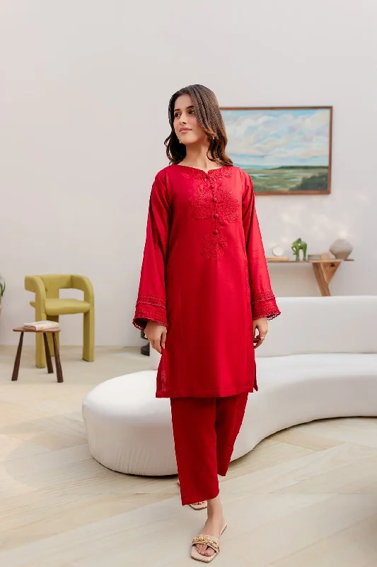 Embroidered 2PC Dress- MM01