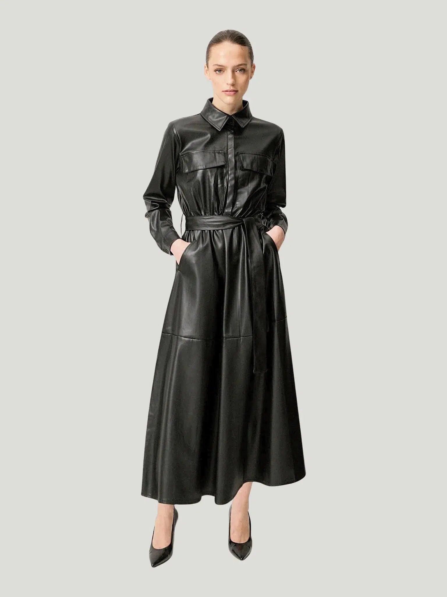 TOUCHÉ Vegan Leather Dress