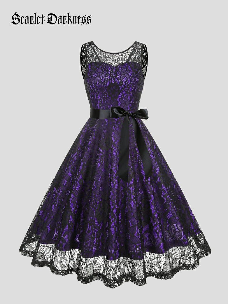 1950s Sleeveless Hepburn Cocktail Dress