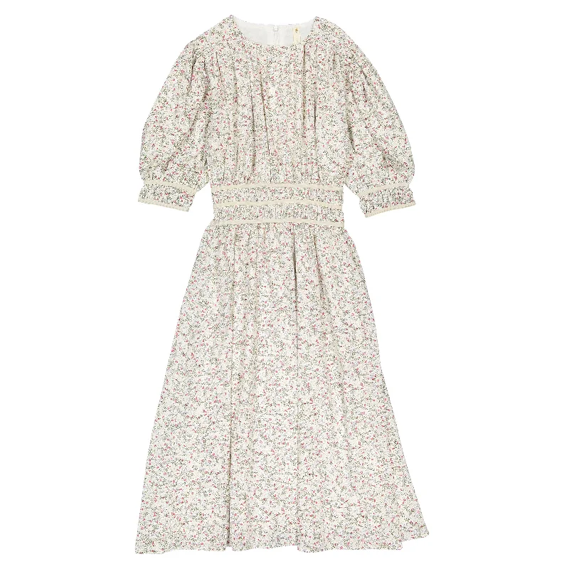 Ava and Lu Floral Waisted Dress