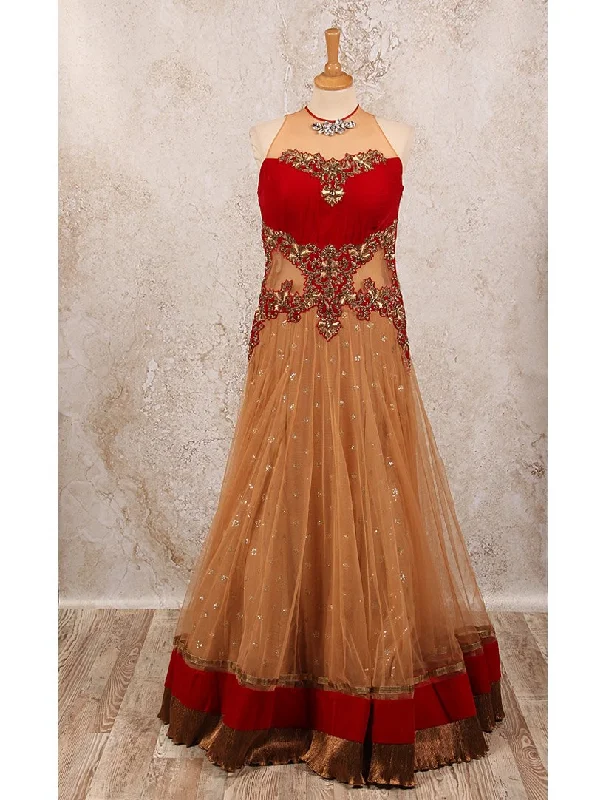 G7/1024 Net dress/sequined lining
