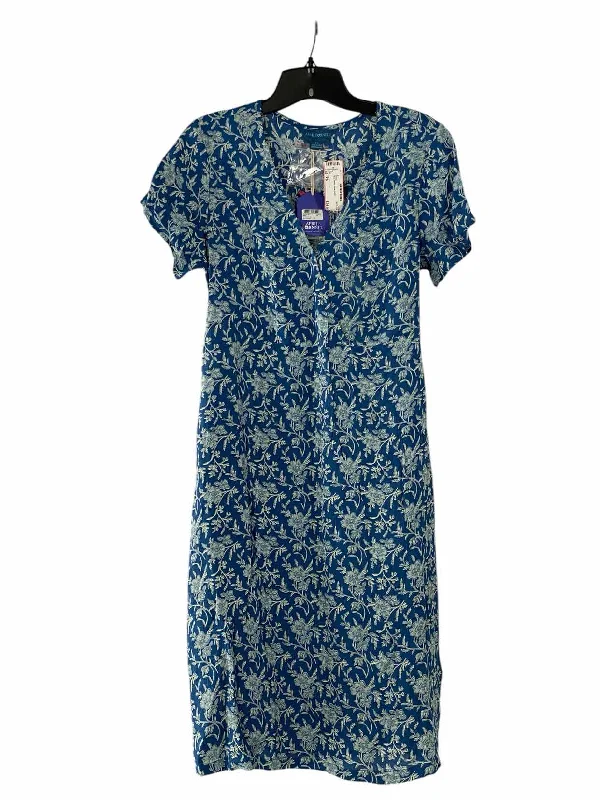 April Cornell Size XS Blue White Floral Dress