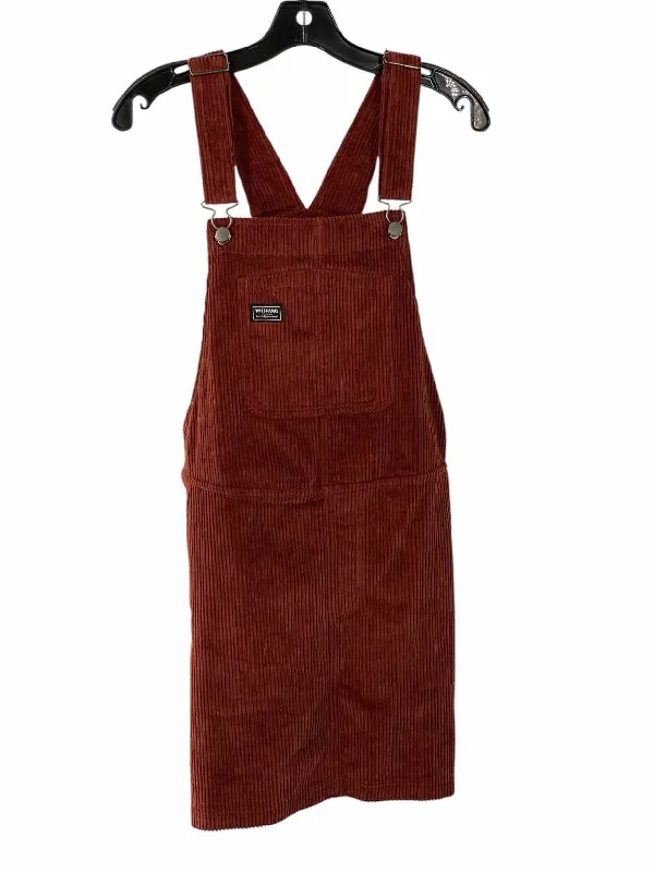 Wildfang Size S Rust Dress