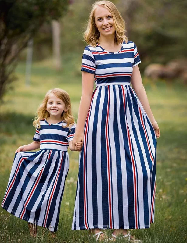 Stripes Family Matching Dress