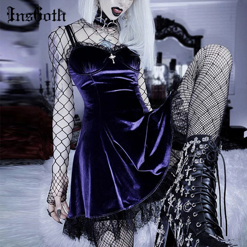Gothic Velvet Dress