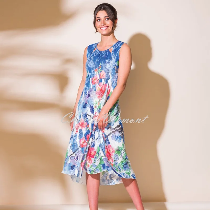 Alison Sheri Floral Wrap Dress - Style A43408 Trendy Open-Back Wrap Dress