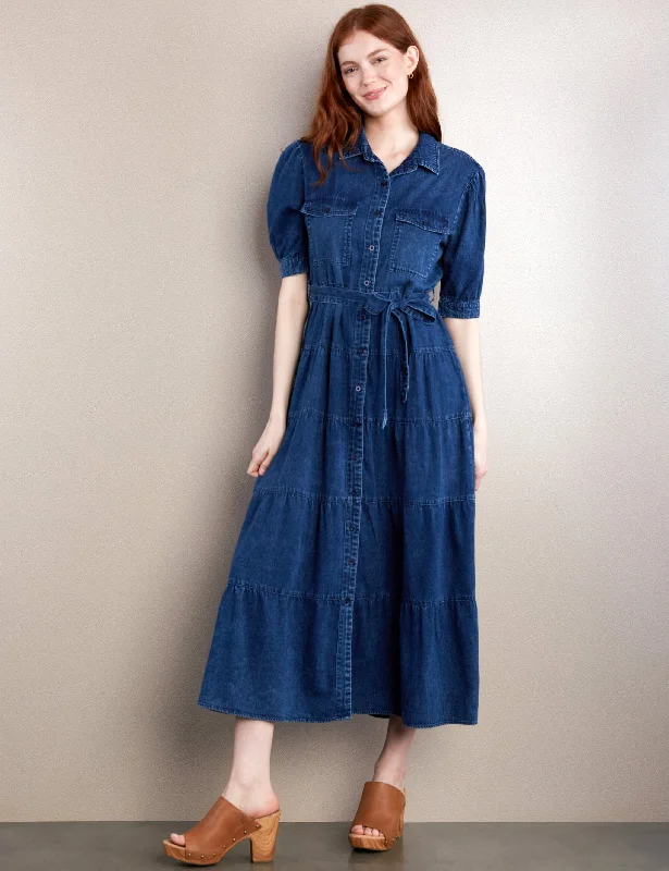 Lyla Maxi Dress Elegant Maxi Dress with Belt