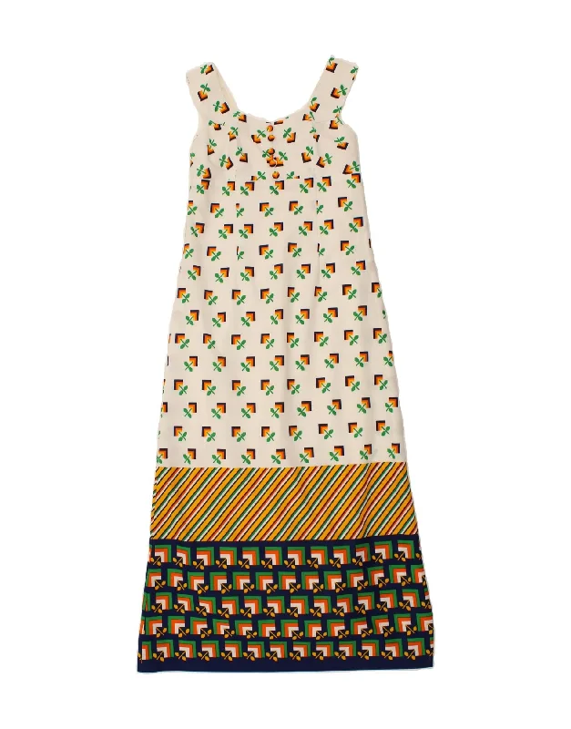 MKA MODELL Womens Sleeveless Maxi Dress EU 40 Medium Multicoloured Fashionable Button-Down Maxi Dress MKA MODELL Womens Sleeveless Maxi Dress EU 40 Medium Multicoloured Fashionable Button-Down Maxi Dress