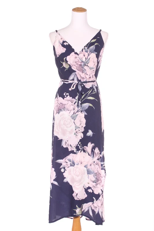 OSCAR ST - Rose bloom wrap dress! 14 Comfortable A-Line Wrap Dress