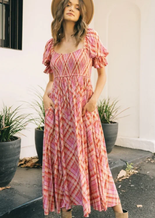 Briella Maxi Dress Elegant Boho Maxi Dress