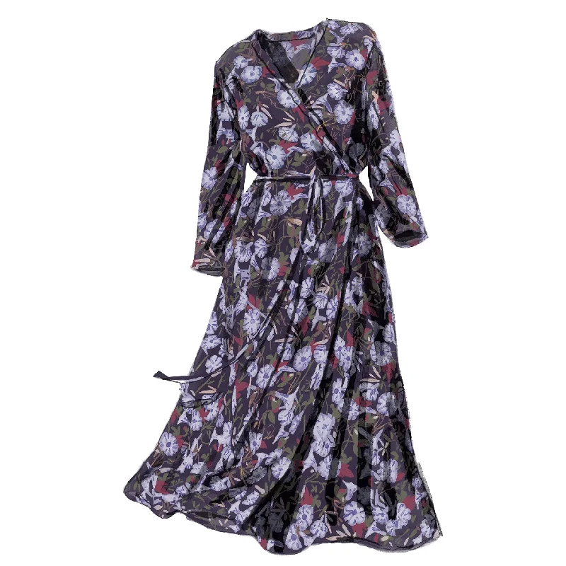 Lake Lucerne Wrap Dress Trendy Midi Wrap Dress