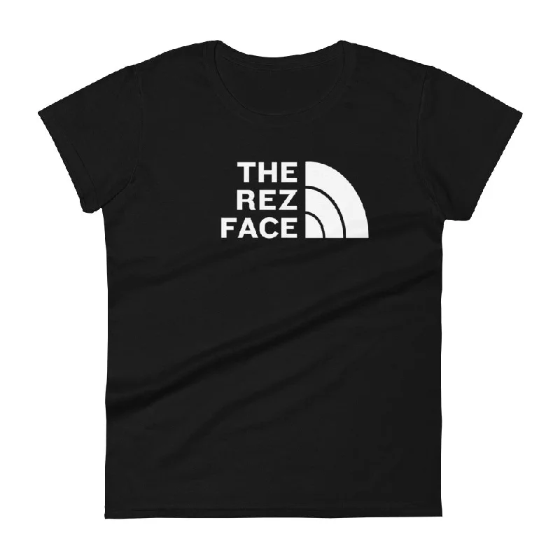 Can't Help It ... THE REZ FACE Women's Tee Cotton Fabric Linen Fabric Terry Fabric