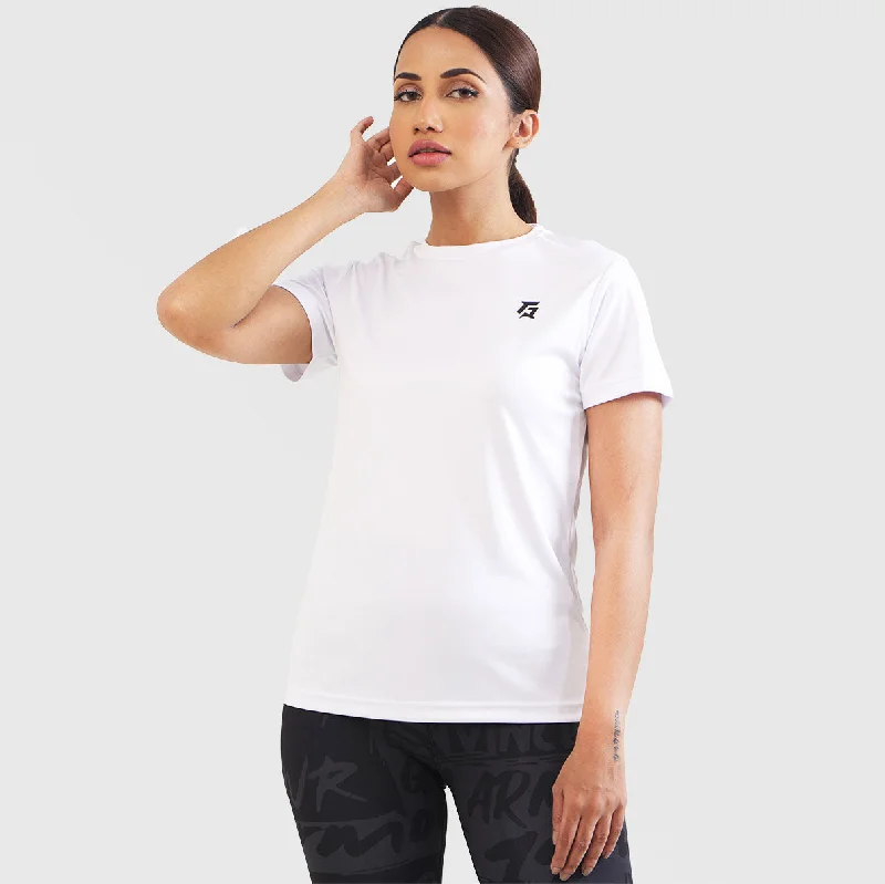 GA Fine Tee (White) Oversized T-Shirt Spandex breathable