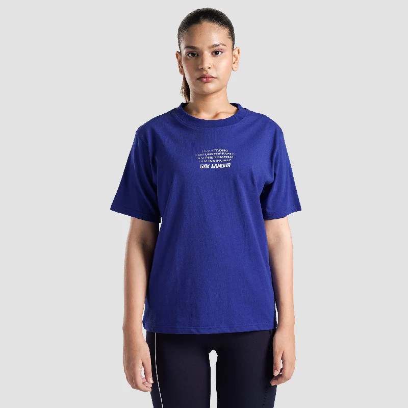 GA Unstoppable Tee (Blue) Welt Pockets Slit Pockets
