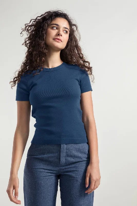 Ilaria Cotton T-Shirt Beaded Sequined Faux Fur