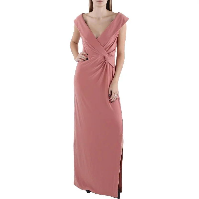 Lauren Ralph Lauren Womens Jersey Off-The-Shoulder Evening Dress Tunics Cozy comfortable