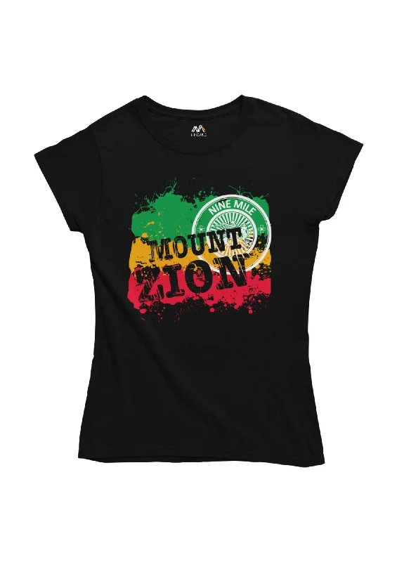 Nine Mile 'Mount Zion' T-shirt Mesh Blend Leather Blend Suede Blend