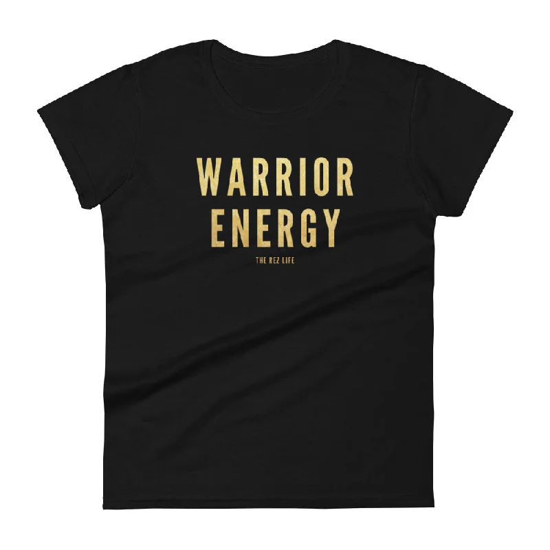 Remember You Got That WARRIOR ENERGY (Gold Collection) Women's Tee Seamless Knitted Crochet Remember You Got That WARRIOR ENERGY (Gold Collection) Women's Tee Seamless Knitted Crochet