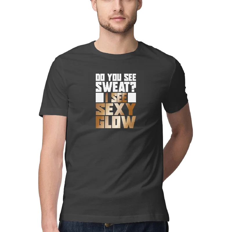 Sexy Glow - Unisex T-shirt Striped Floral Plaid
