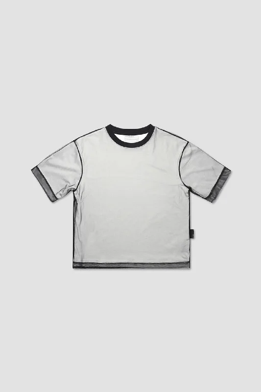 SS Netted Tee Unisex Elegant Classic Vintage