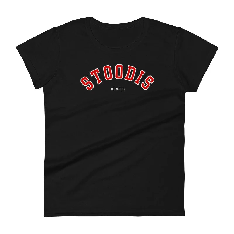 STOODIS College Collection Women's Tee Graphic T-Shirt Round Neck Polyester