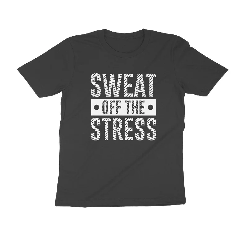 Sweat off the stress - Unisex T-shirt Collared Crew Neck Turtle Neck