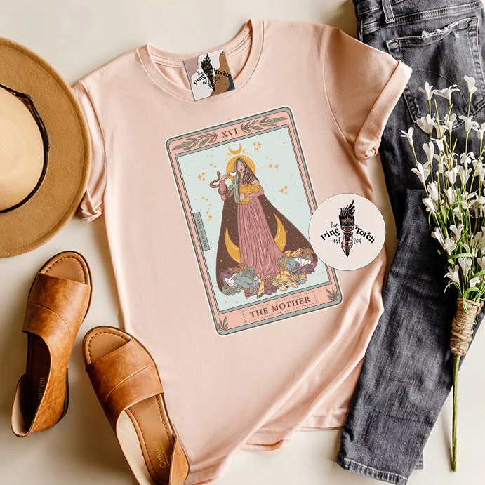 THE MOTHER // UNISEX TEE Oversized T-Shirt Spandex breathable