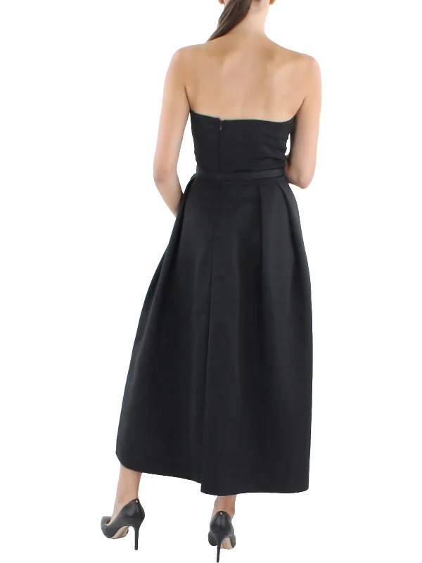 Womens Box Pleat Midi Cocktail and Party Dress Tunics New arrival