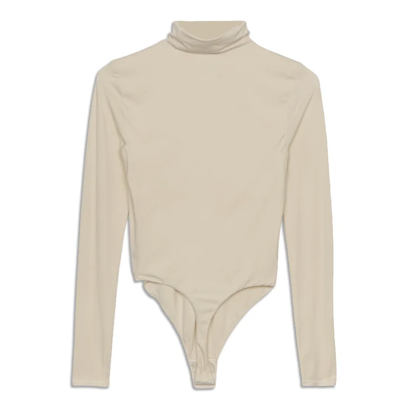 Wundermost Ultra-Soft Turtleneck Bodysuit - Resale Trendy Bodysuit with Frills