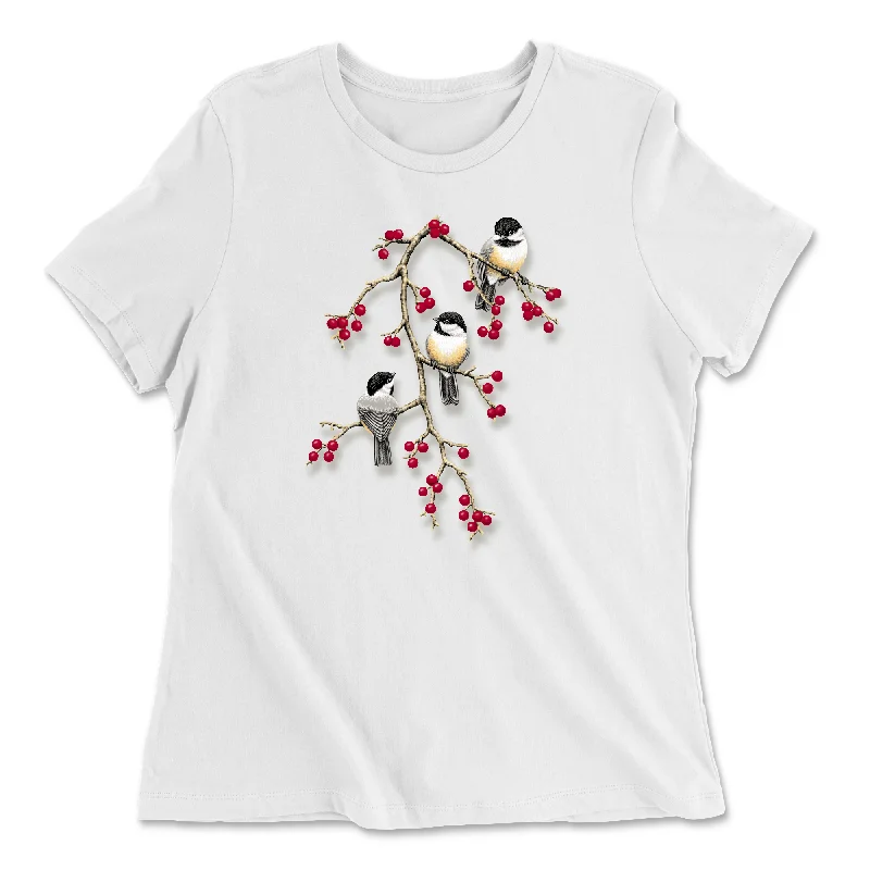 Chickadee View Women's T-Shirt Modern Contemporary Chic