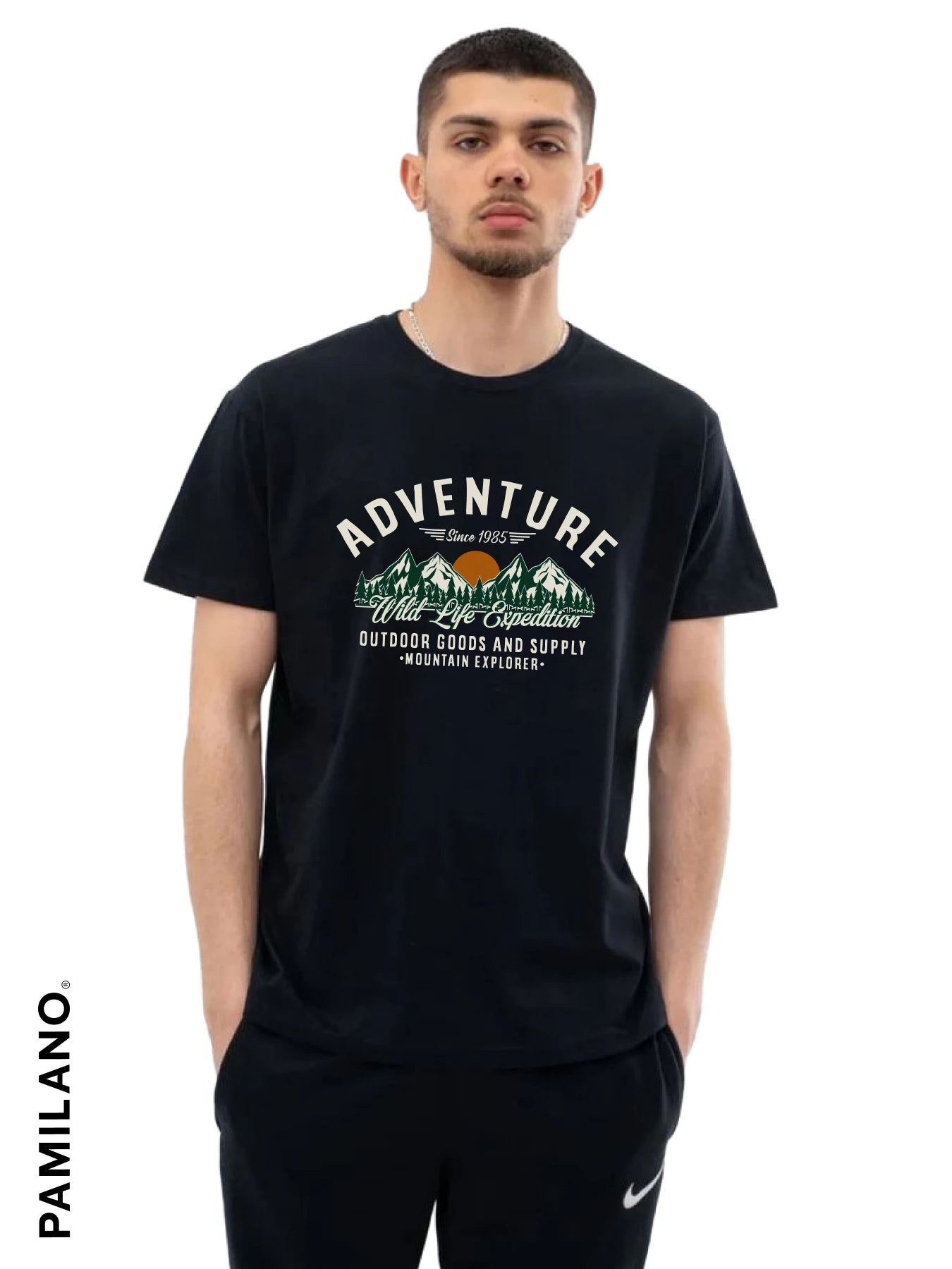 Adventure Wild Life Expdition - Unisex T-Shirt Zippered Front Buttoned Front Snap Front