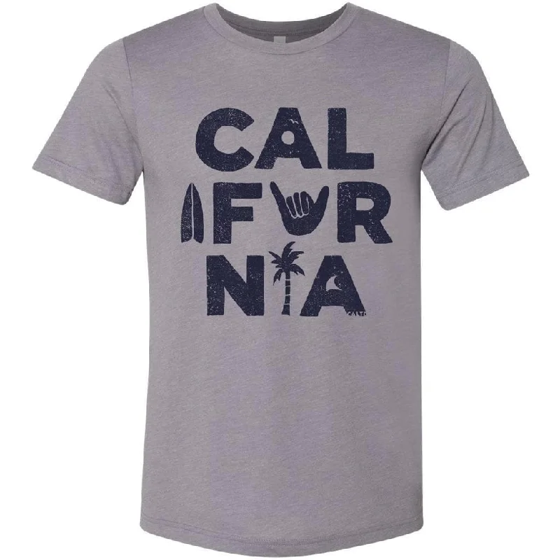 California Icons storm Tee Hooded Caped Shawl Collar