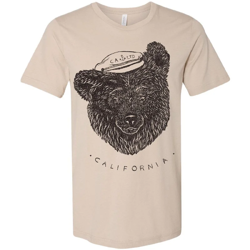 California Sailor Bear Tee Welt Pockets Slit Pockets